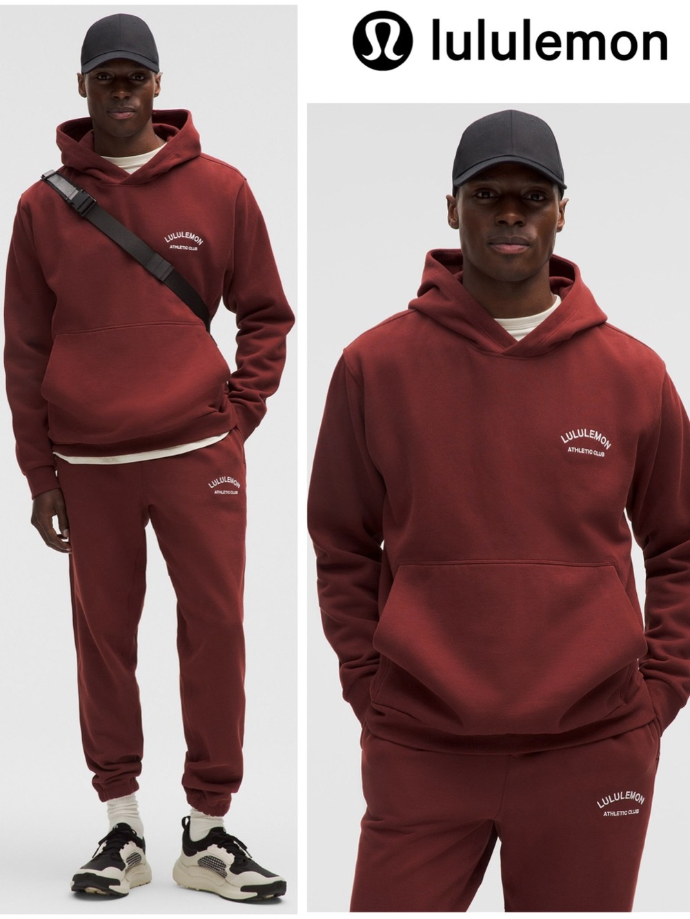 NWT Lululemon Steady State Pullover Hoodie Collegiate in Maroon